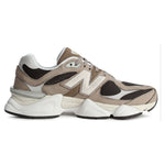 Brown and white sneaker with New Balance logo on a white background - Image 1