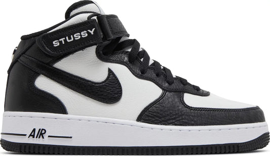 Nike Air Force 1 Mid Stussy Grey Black - Supra Step Sneakers
