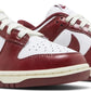nike dunk low prm team red w 496152