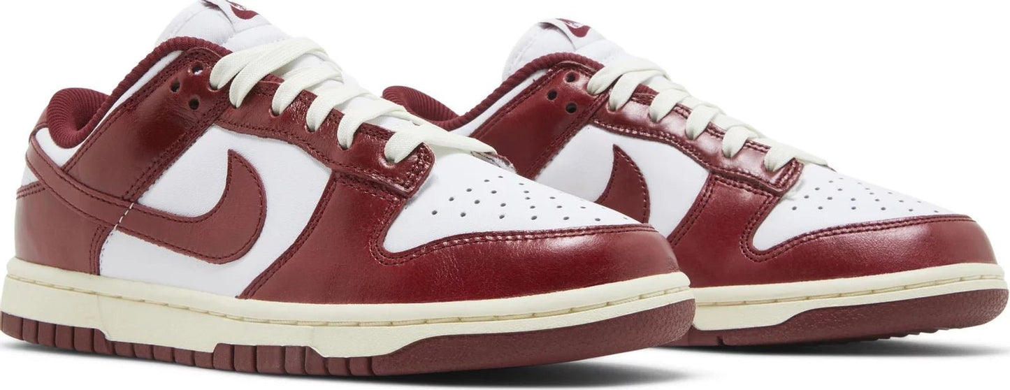 nike dunk low prm team red w 496152