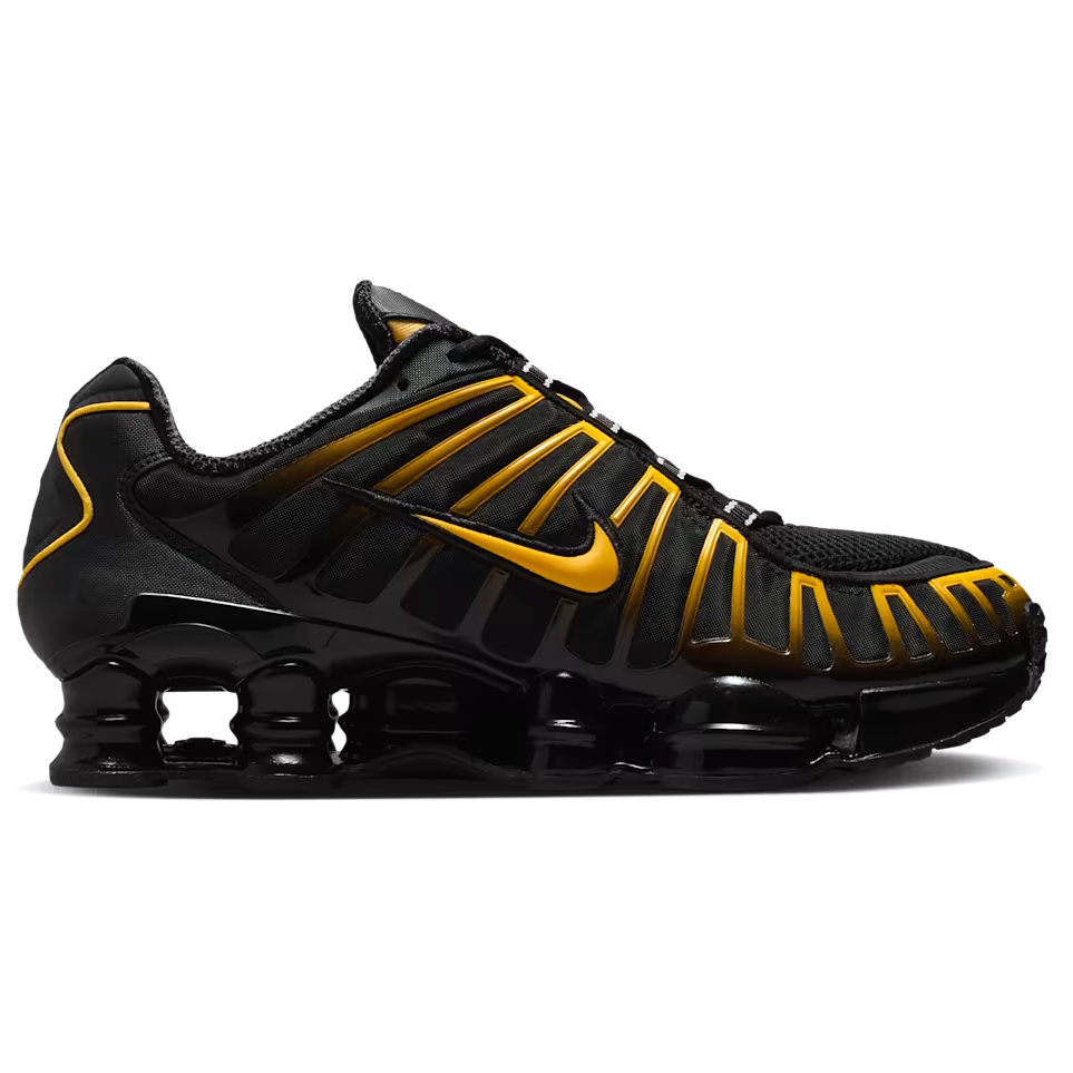 Nike Shox TL Black University Gold | Authentic at Supra Sneakers