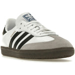 Adidas Samba OG Cloud White Core Black — angled three-quarter view - Image 2