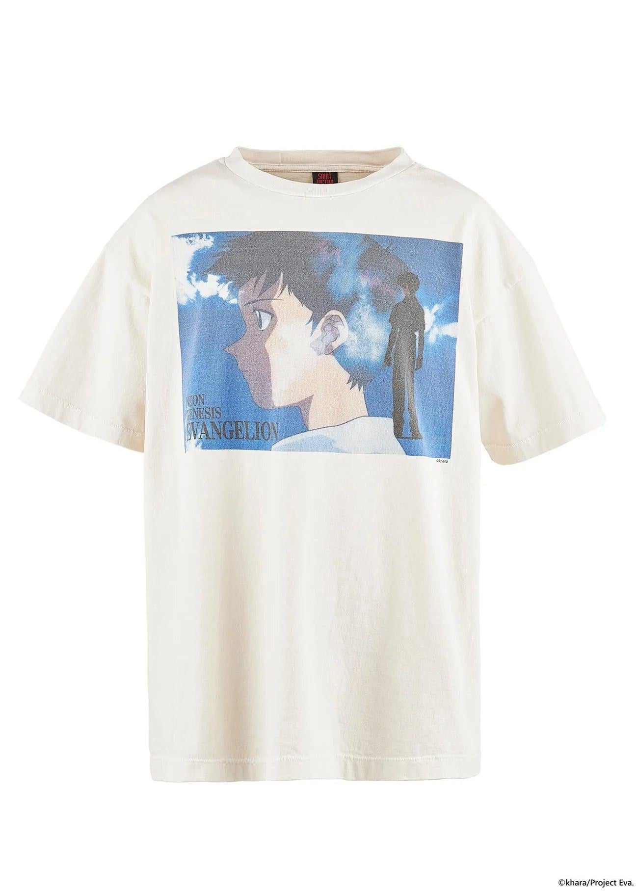 Saint Michael x Neon Genesis Evangelion Shinji Tee White - Supra Sneakers