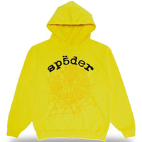 Sp5der Legacy Web Hoodie Yellow