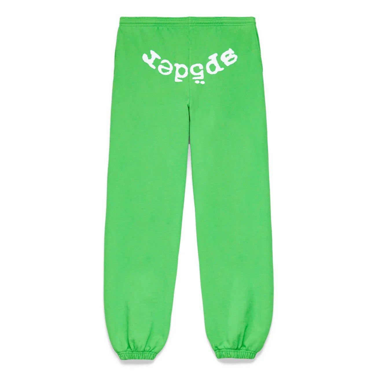 Sp5der Legacy Web Sweatpants Green - Supra Sneakers