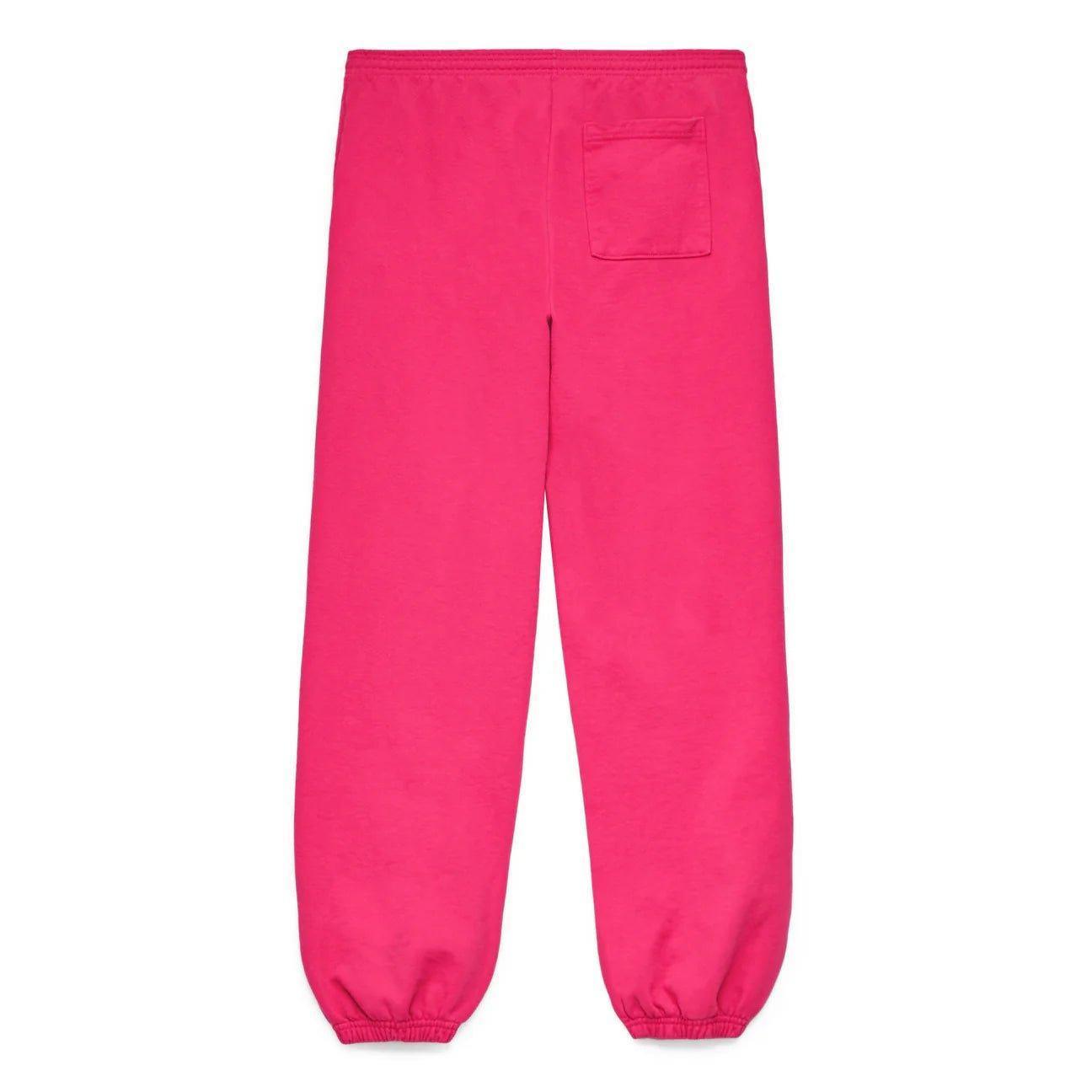 Sp5der Legacy Web Sweatpants Pink & White - Sneakersbe Sneakers Sale Online