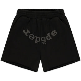 Sp5der OG Web V2 Phantom Pantaloncini della tuta Neri