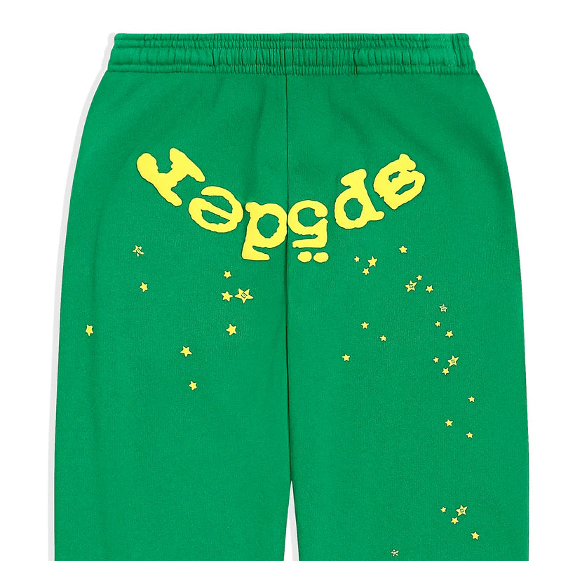 Sp5der Star OG Web v2 Sweatpant Slime Green