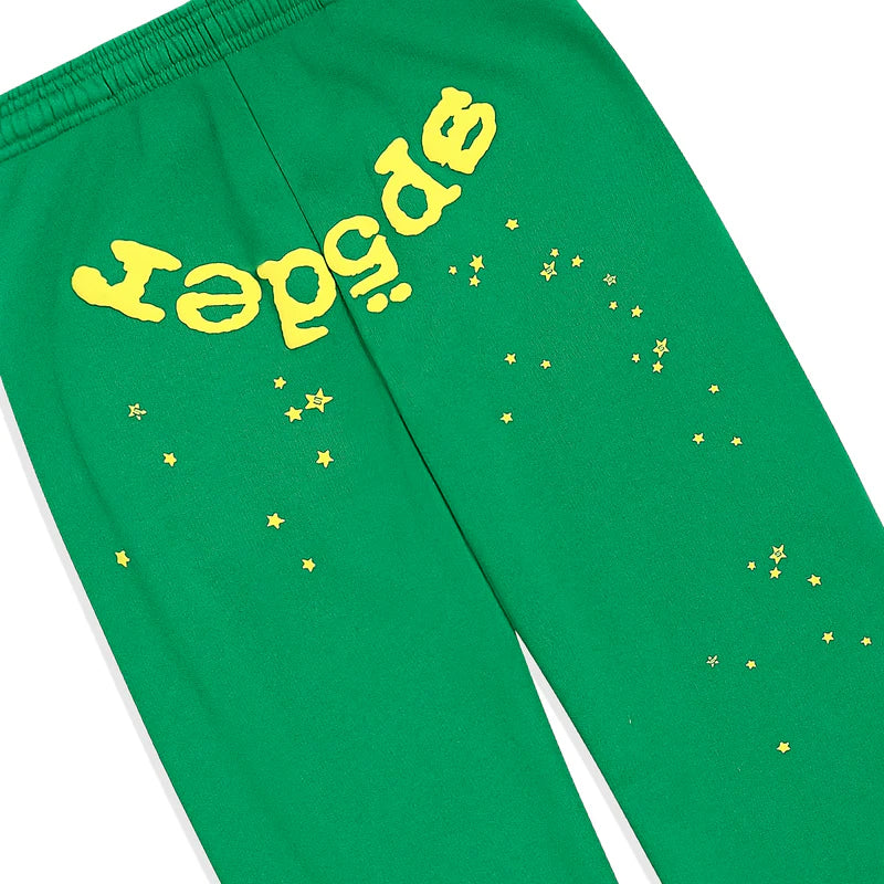 Sp5der Star OG Web v2 Sweatpant Slime Green