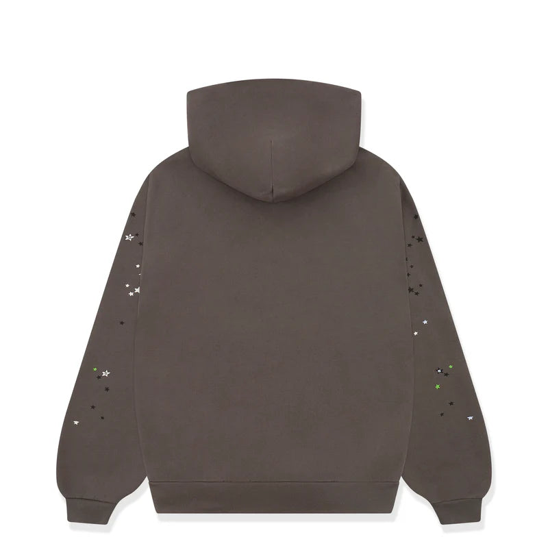 Sp5der Punk V2 Hoodie Slate Grey