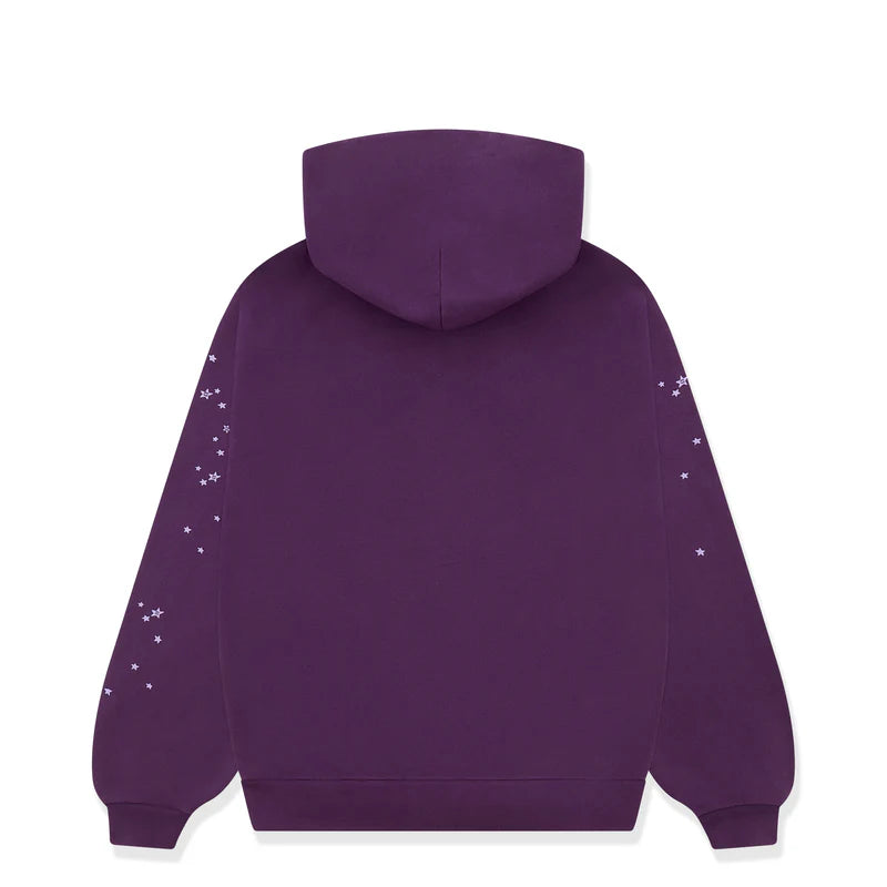 Sp5der Purple Star OG Web V2 Hoodie Purple "Lakers"