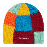 Supreme 多色块状针织冷帽