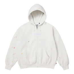 Supreme MM6 Maison Margiela Felpa con cappuccio con cerniera e Logo Box Bianco