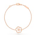 Van Cleef & Arpels Lucky Spring bracelet, plum blossom 18K rose gold, Mother-of-pearl