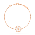 Van Cleef & Arpels Lucky Spring bracelet, plum blossom 18K rose gold, Mother-of-pearl - Image 1