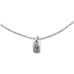 Chrome Hearts Tiny Star Dog Tag necklace in sterling silver on a 75 cm chain - Image 3
