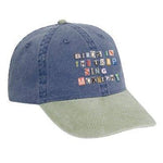 Travis Scott Birds in the Trap Washed Denim Hat Blue / Green - Supra Sneakers - Image 1