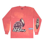 Travis Scott O2 Live Long-Sleeve Pink Tie-Dye - Supra Sneakers - Image 1