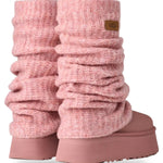 UGG Classic Mini Dipper Legwarmer Boot Pink Dawn (Women's) - Image 6