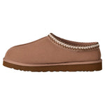 Brown slipper with a textured trim on a white background - Image 3