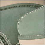 UGG Tasman Meadow Accent Slipper Artichoke (Women's) — close-up detail, embroidered trim - Image 5