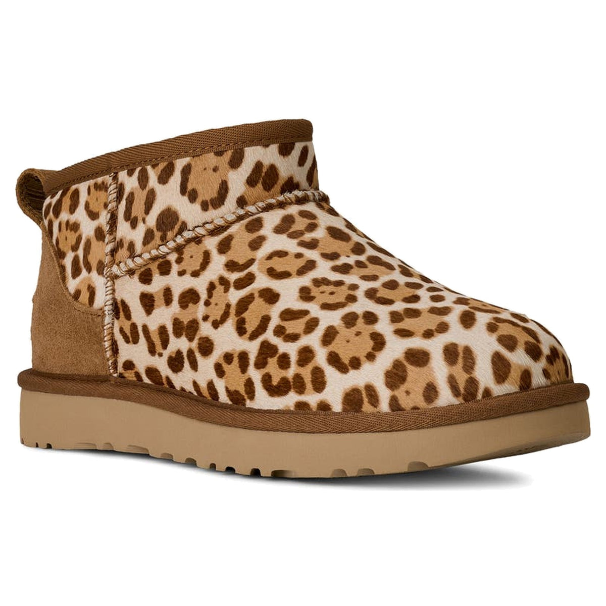 UGG Ultra Mini Classic Boot Chestnut Felicity Leopard Jasmine (Women's)