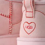UGG Classic Ultra Mini Love '26 Boot Rosetta (Women's) — UGG heart logo detail - Image 5