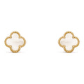 Van Cleef & Arpels Orecchini a bottone Sweet Alhambra in oro giallo 18K e madreperla