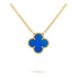 Van Cleef & Arpels Ciondolo Vintage Alhambra in oro giallo 18K, Agata