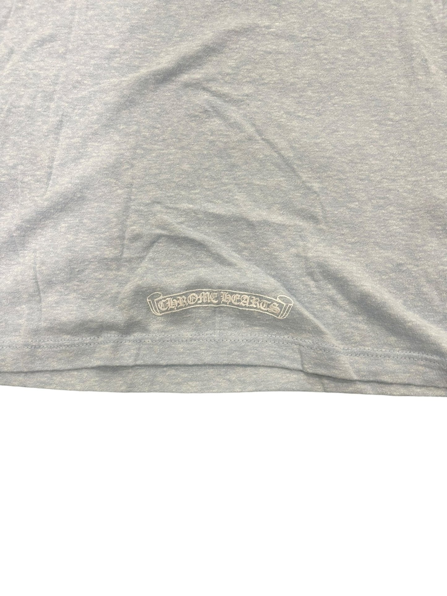 Women's Chrome Hearts Horseshoe T-Shirt Gray / Navy (W) - Supra fuerte Sneakers