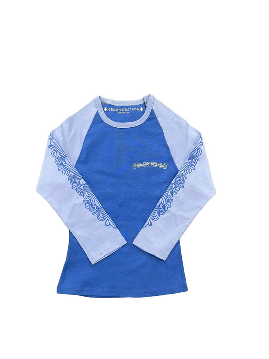 Women's Chrome Hearts Matty Boy St. Barth L/S T-Shirt Blue (W) - Sneakersbe Sneakers Sale Online
