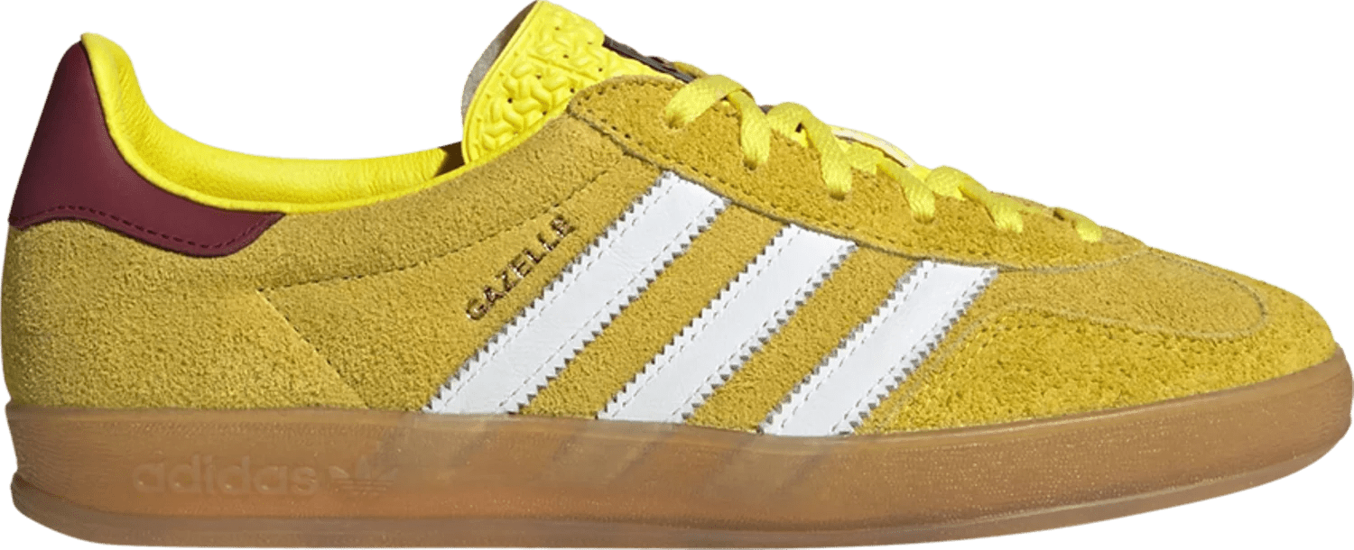 adidas Sportswear Gazelle Indoor Bright Yellow Burgundy (W) - Paroissesaintefoy Sneakers Sale Online