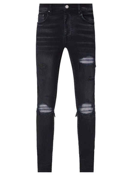 Amiri MX1 Iridescent Aged Black Jeans - Supra Sneakers