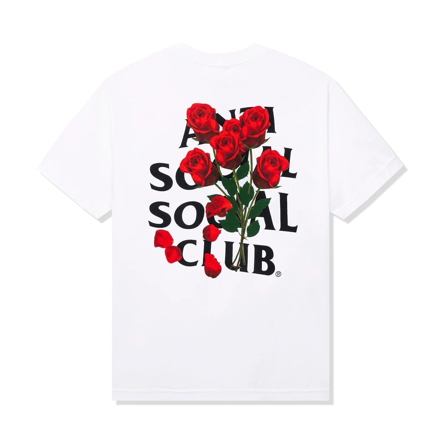 Anti social social club rose online t shirt