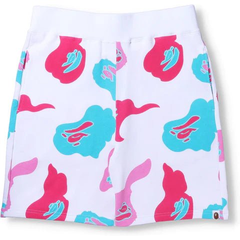 Bape Store Miami 2nd Anniversary Sweat Shorts White / Pink - Sneakersbe Sneakers Sale Online