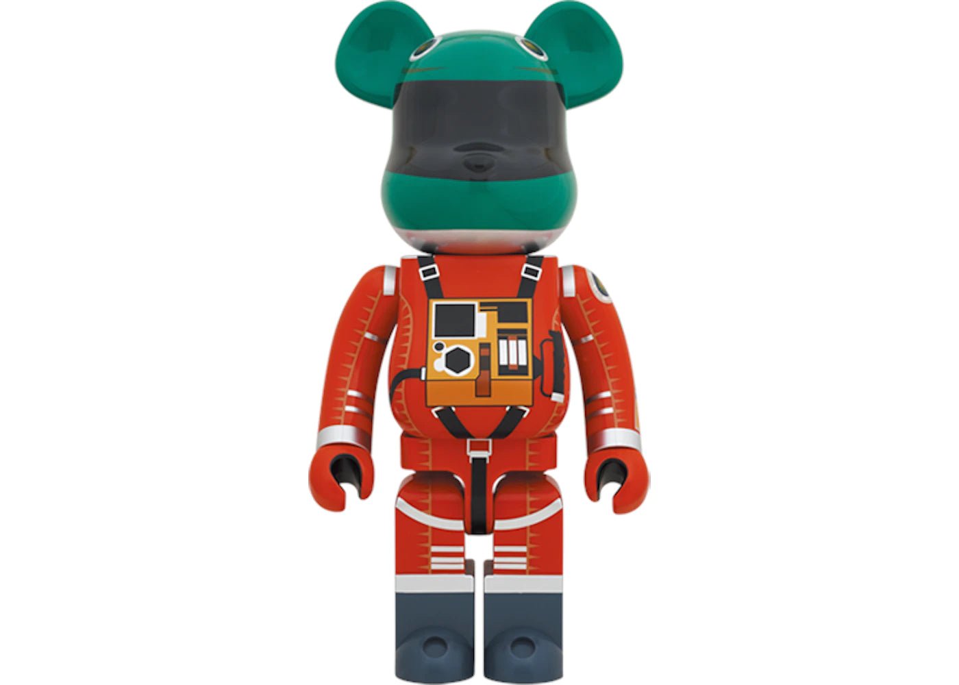 Bearbrick 2001: a space odyssey Space Suit Green Helmet & Orange Suit 1000% - Paroissesaintefoy Sneakers Sale Online