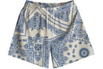 Bravest Studios Porcelain Shorts Cream Blue - Supra Sneakers - Image 1
