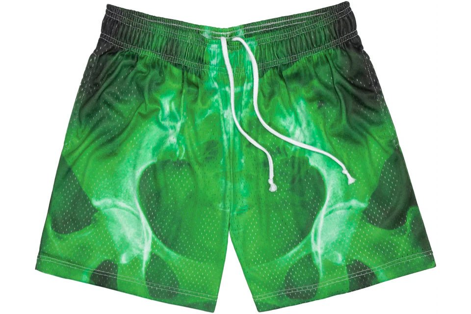 Bravest Studios X-Ray Shorts Green - Supra Sneakers