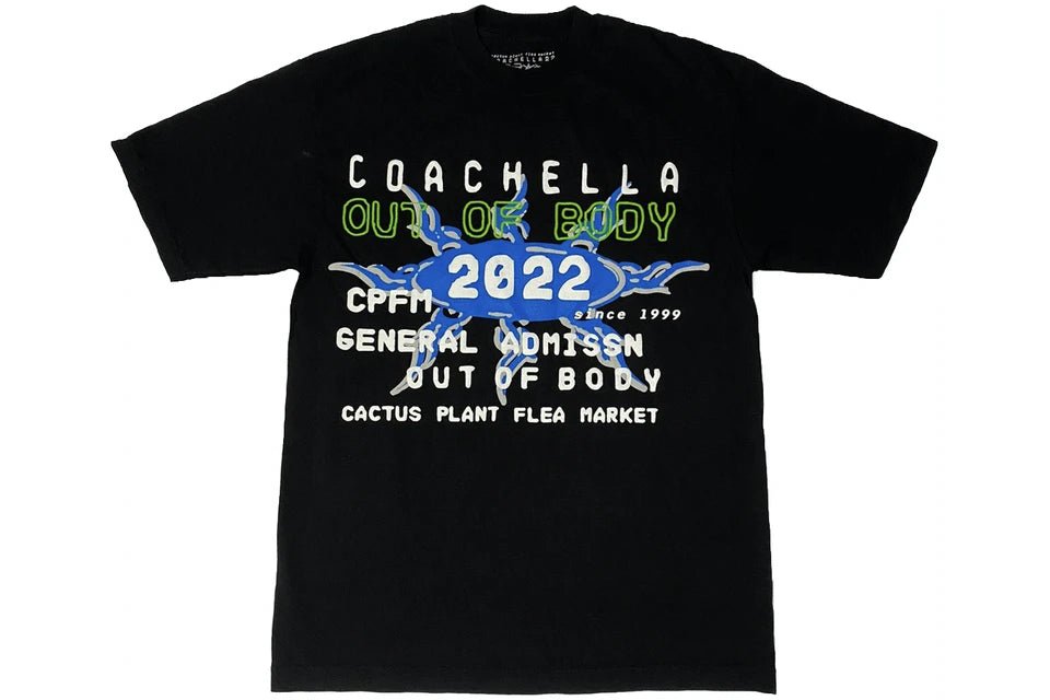 Cactus Plant Flea Market Coachella Weekend 2 T-shirt Black - Supra Sneakers