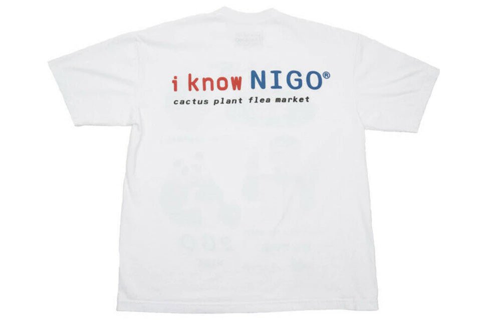 Cactus Plant Flea Market I Know Nigo T-shirt White - Supra Sneakers