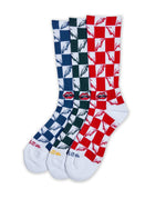 Chrome Hearts 3 Pack 99 Eyes Socks - Supra Sneakers - Image 1