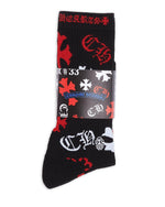 Chrome Hearts 3 Pack Stencil Socks - Supra Sneakers - Image 2