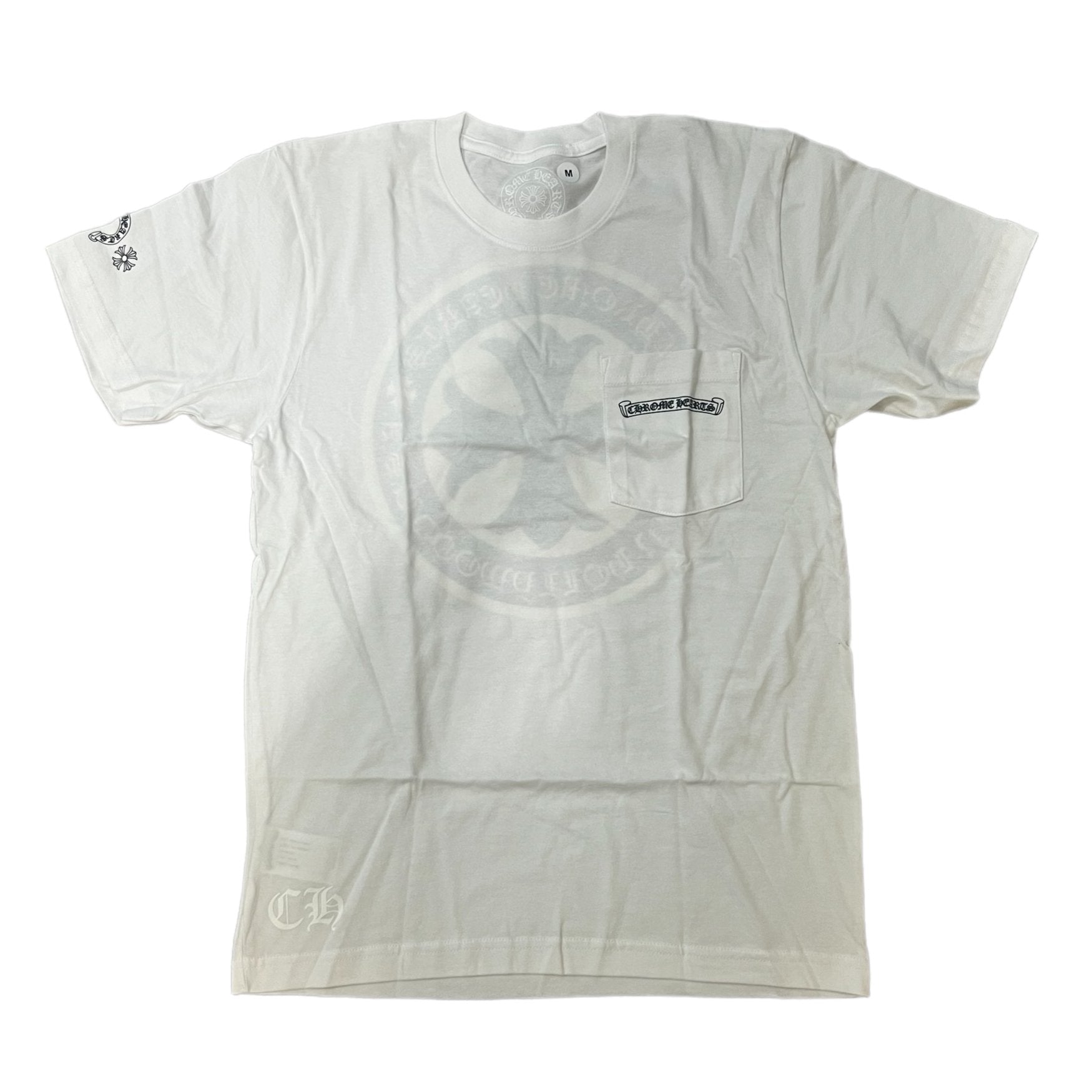 Chrome Hearts Emblem S/S Tee White / Gold - Sneakersbe Sneakers Sale Online