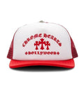 Chrome Hearts King Taco Cross Trucker Hat Red
