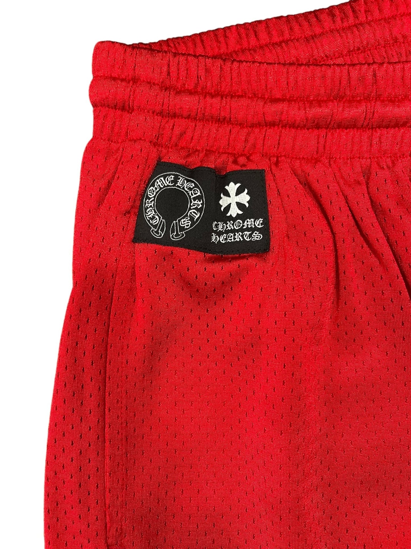 Chrome Hearts Matty Boy "FORM" Mesh Varsity Shorts Red - Paroissesaintefoy Sneakers Sale Online