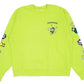 Chrome Hearts Matty Boy Link Crewneck Sweatshirt Lime Green - Sneakersbe Sneakers Sale Online