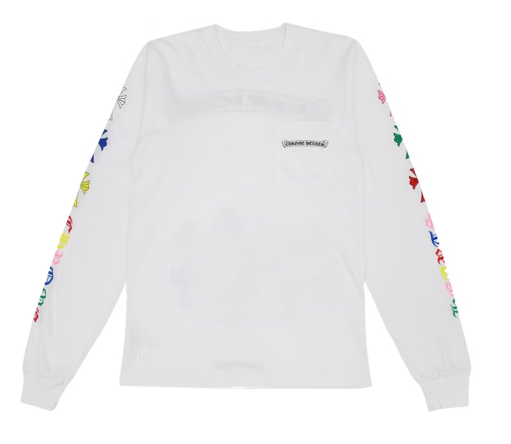 Chrome Hearts Multi Color Cemetery L/S T-Shirt White - Paroissesaintefoy Sneakers Sale Online