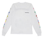 Chrome Hearts Multi Color Cemetery L/S T-Shirt White - Supra Sneakers - Image 1