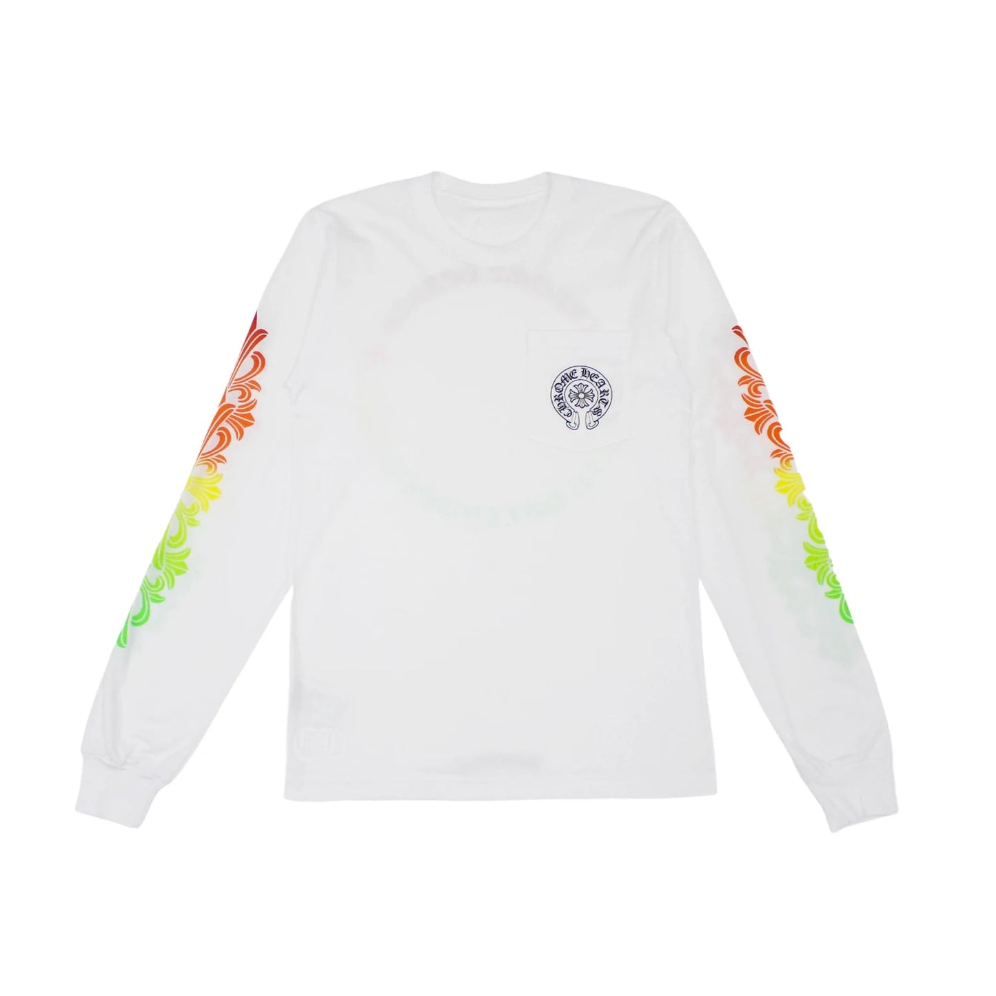 Chrome Hearts Multicolor Horseshoe Floral Cross L/S T-shirt White - Paroissesaintefoy Sneakers Sale Online
