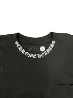 Chrome Hearts Neck Logo S/S T-shirt Black - Supra Sneakers - Image 12